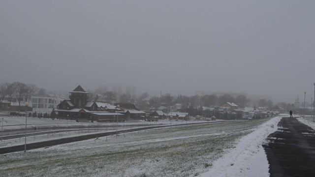 Прогулка по центру города в Саранске . Туман. #652 смотреть онлайн