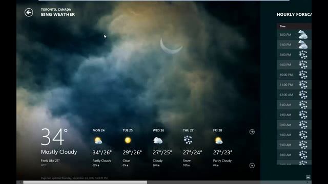 Setup windows 8 Weather App смотреть онлайн