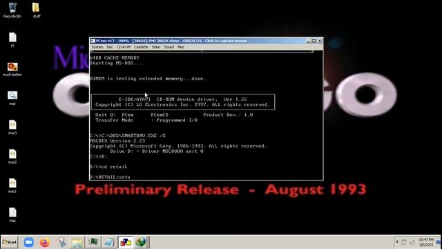 Windows Chicago Build 73f tutorial for PCem смотреть онлайн
