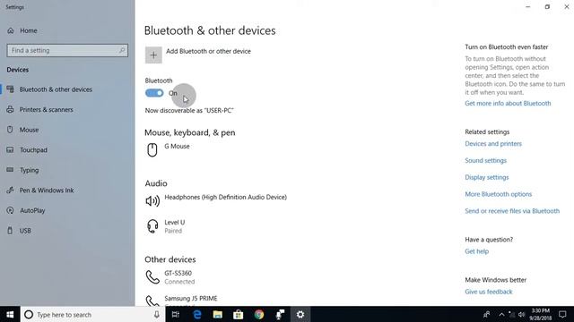 How to enable Bluetooth in Windows 10 смотреть онлайн