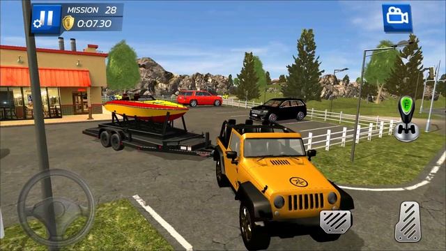 Jeep Boat Transport - Summer Camper Island - Best Android Gameplay смотреть онлайн