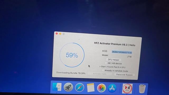 Hello Screen Bypass IOS16 2 One Click by HFZ Activator Premium Tool afgunlockers.com смотреть онлайн