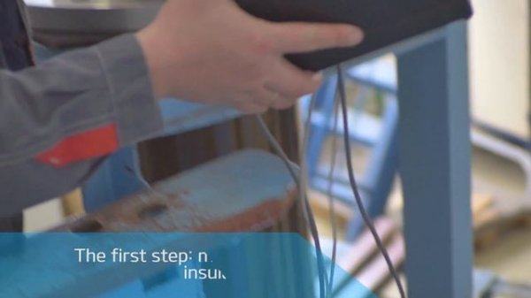 Video instruction «Izolyator high-voltage RIP bushings installation»