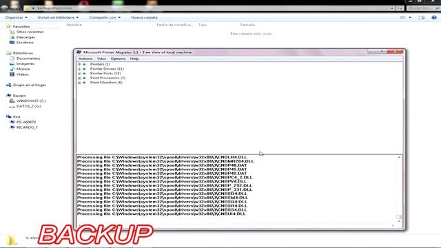 Backup/Restore de Impresoras en Windows (Rapido y Facil) смотреть онлайн