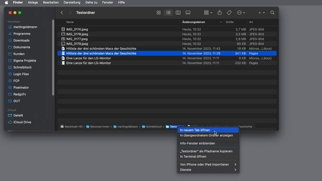 MacOS: Denselben Ordner in neuem Finder-Fenster öffnen смотреть онлайн