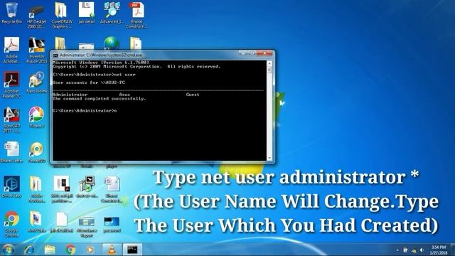 How To Change User Password From CMD смотреть онлайн