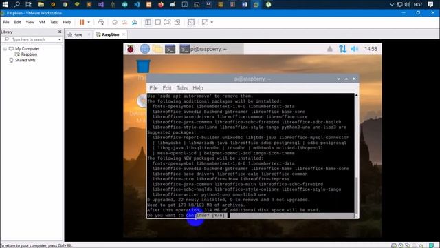 Instalación de LibreOffice en Raspbian смотреть онлайн
