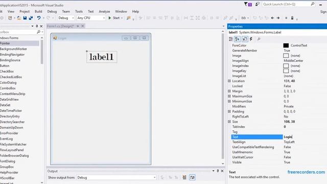 Windows form - Part 1- Creating first application in visual studio 2015 смотреть онлайн