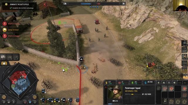 Fighting efforts focused on the tactical map/Company of Heroes 3/#5 смотреть онлайн
