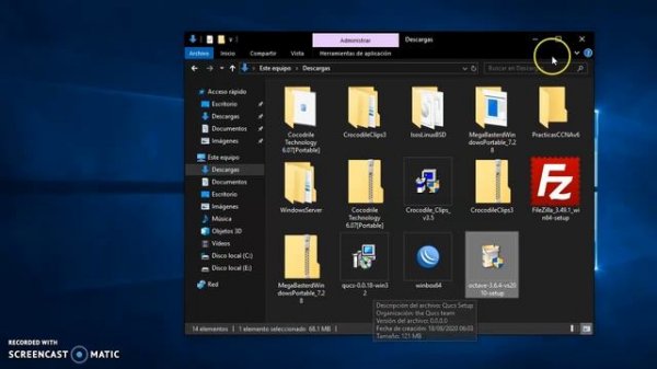 Qucs 0.0.18 en Windows 10