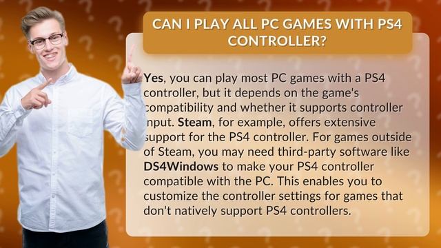 Can I play all PC games with PS4 controller? смотреть онлайн