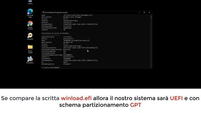 Come capire se il nostro sistema è uefi o Bios con bcdedit смотреть онлайн