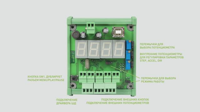 Программируемый автономный генератор-контроллер движения PLC002-G2 смотреть онлайн