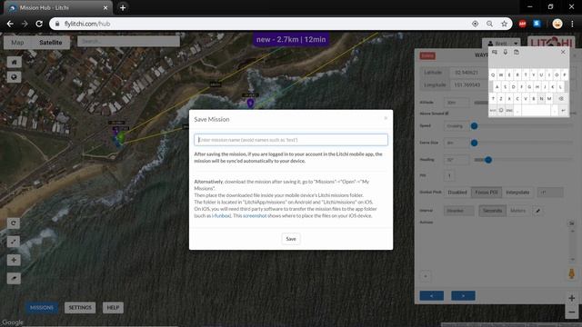 3 battery mission setting on Litchi | Mavic Air смотреть онлайн