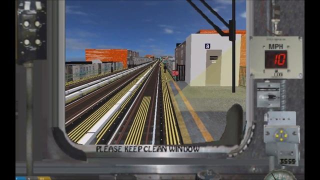 OpenBVE HD: 1964-65 Budd R32 J local Train FULL Cab Ride from Jamaica Center to Broad Street [60fps смотреть онлайн