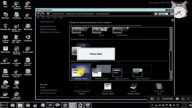 How to change theme in laptop Windows 7 | laptop ka theme kaise change kare 2022 смотреть онлайн