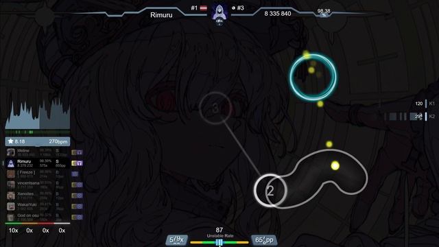 9.2⭐ Rimuru | Yorushika - Gogatsu wa Hana Rokushou no ... [Omoidase!] +HDDT 97.92% (#2 1021pp FC) смотреть онлайн