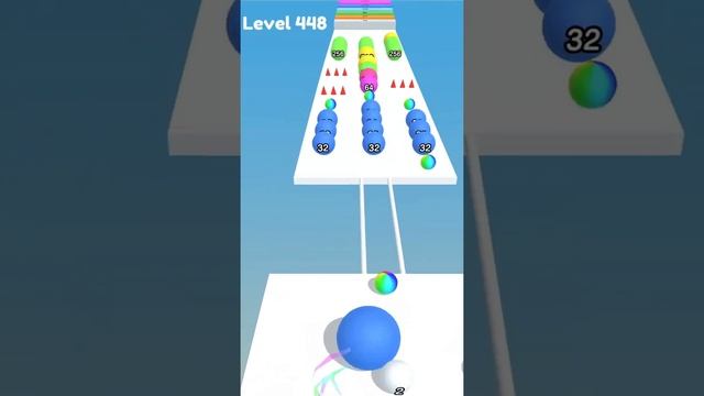 Ball Run 2048 Real Merge ! All Levels Gameplay (440-456) android,ios смотреть онлайн