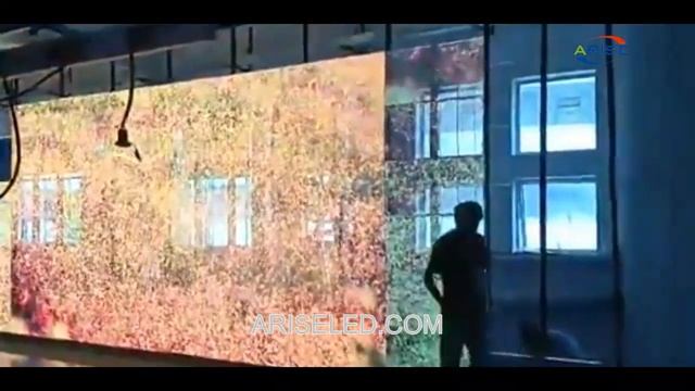 LED transparent full color display screen high definition window display jewelry chain creative daz смотреть онлайн