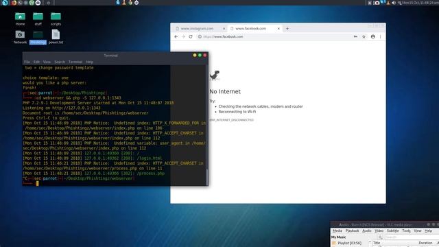 Parrot Os Phish Builder (Instagram, facebook)🔥 смотреть онлайн