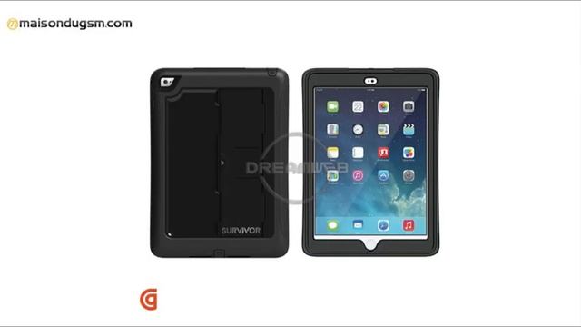 Coque iPad Air 2 Griffin Survivor Slim Noir смотреть онлайн