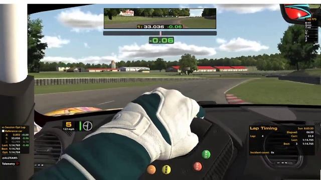 iRacing: Summit Point Porsche GT4 Max BOP penalty 1.14.552 смотреть онлайн