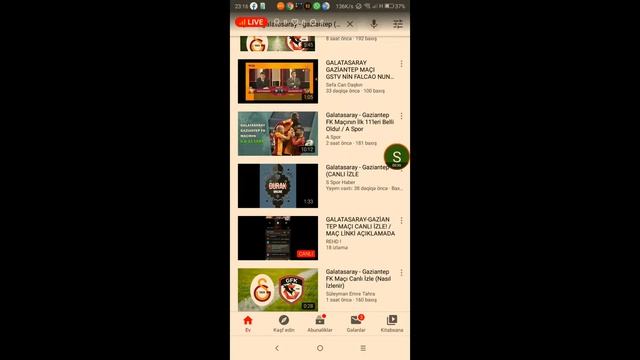 Galatasaray - Gaziantep (CANLI İZLE смотреть онлайн