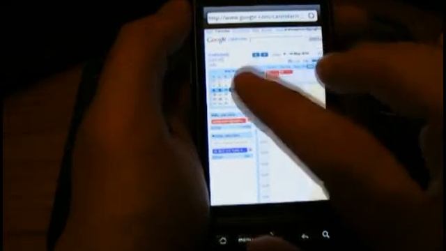 Desktop Version Of Google Calendar On HTC Desire Android Smartphone смотреть онлайн