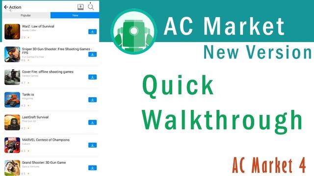 AC Market 4 - Quick walk-through on this new Android Store. смотреть онлайн