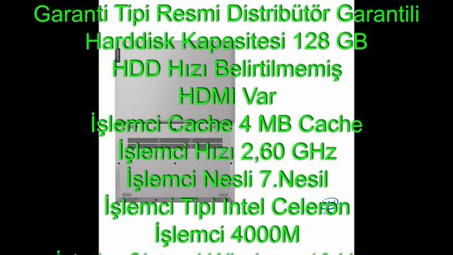 Lenovo IdeaPad S145 Intel Celeron N4000 4GB 128GB SSD Windows 10 Home 14 FHD Taşınabilir Bilgisayar смотреть онлайн