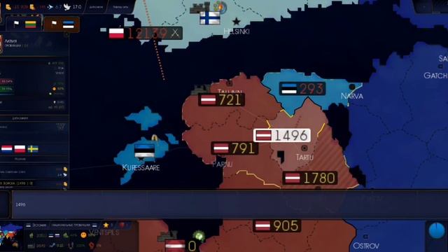 ПРИВЕТ СОСЕДИ! Прохождение за Латвию #1 (Age of history 2) смотреть онлайн