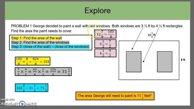 Title Addition and Multiplication with Volume and Area Topic C Area of Rectangular Figures with смотреть онлайн