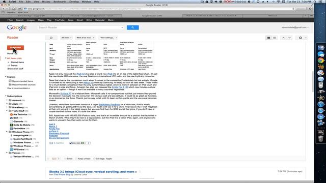 RSS Feeds: Google Reader смотреть онлайн