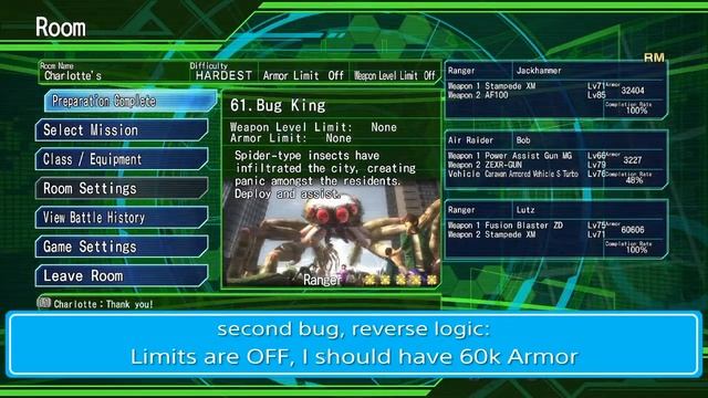 EDF Earth Defense Force 4.1 - 2 Kinds of Armor Bug смотреть онлайн