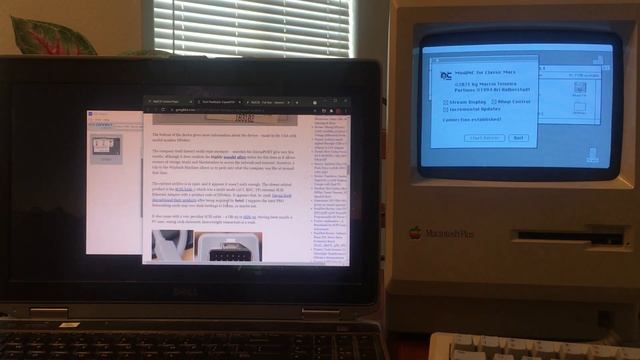 Demonstration of my Mini VNC (Remote Desktop) Server for Classic Macintosh смотреть онлайн