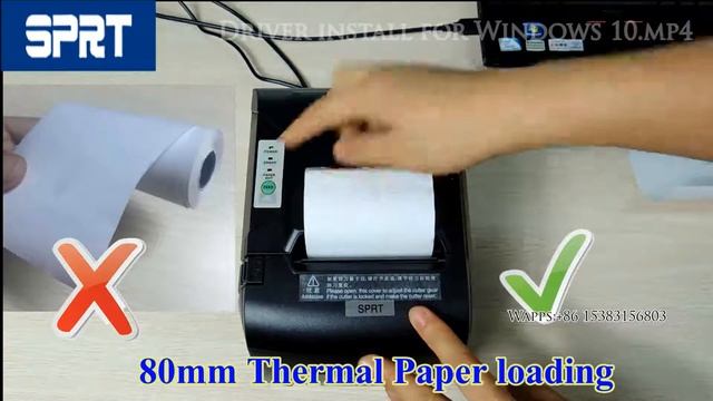 Thermal POS Printer POS88V Driver Installation For Windows 10 Lesson смотреть онлайн