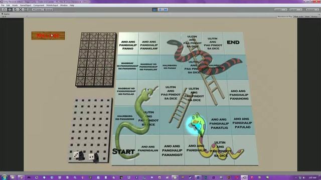 Sample Snake and Ladder - Unity Game смотреть онлайн