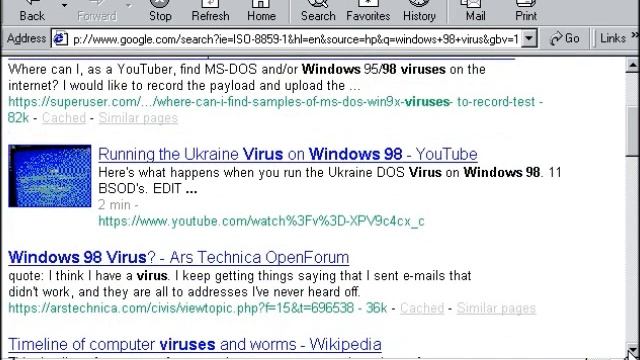 Windows 98 destruction смотреть онлайн