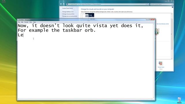 How to make Windows 7 look like Windows Vista: Part 1 смотреть онлайн