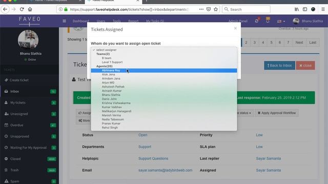 Faveo Helpdesk Demo смотреть онлайн