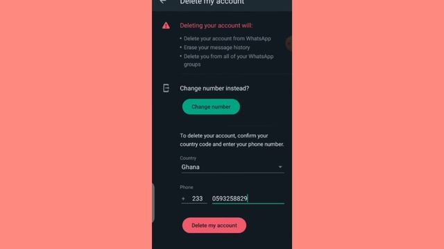 How to delete gb Whatsapp account смотреть онлайн