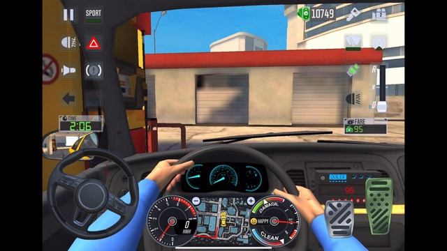 Miamş Yellow Taxi Driver 🚖 🚧⭐️TAXI DRIVER GAME - Car Games 3D Android iOS Gameplay смотреть онлайн