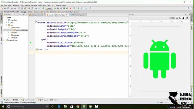 Lập trình Android - Vector Drawable Bài 2: Vector Drawable Default смотреть онлайн