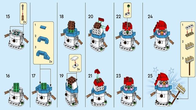 LEGO Instructions | Creator | 30645 | Snowman смотреть онлайн