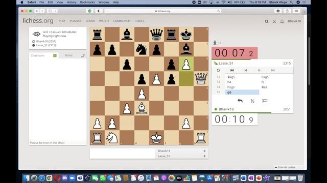 Annihilating World No. 20 with an Apple Mouse 🤟 | 15 sec chess смотреть онлайн