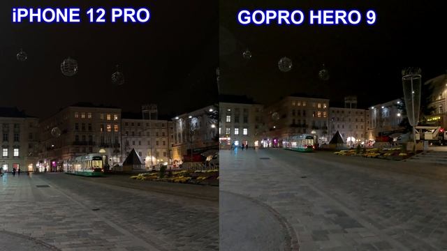 GoPro Hero 9 vs iPHONE 12 PRO - Low Light Comparison смотреть онлайн