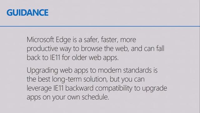 Improve enterprise browsing with Microsoft Edge смотреть онлайн