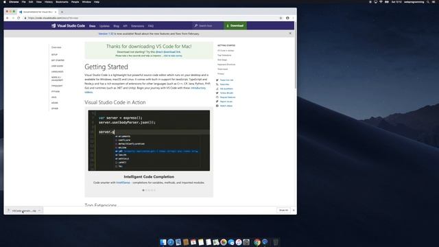Instalacja Visual Studio Code - Macbook смотреть онлайн