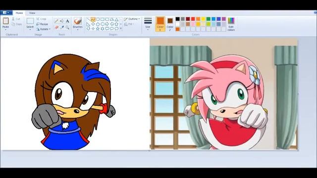 ::Recoloring【Sonic X】To Samantha The Hedgehog:: ~Request - DeryaTheHedgehog Amy~ смотреть онлайн