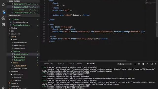 Curso .Net Core No Mac - Post - Aula 10 смотреть онлайн
